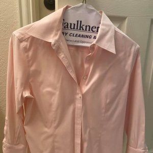 6P Brooks Brothers light pink non iron blouse